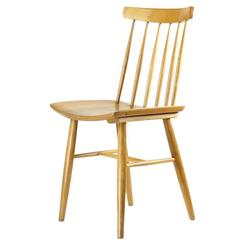 Midcentury Oak Chair Produced in 1975