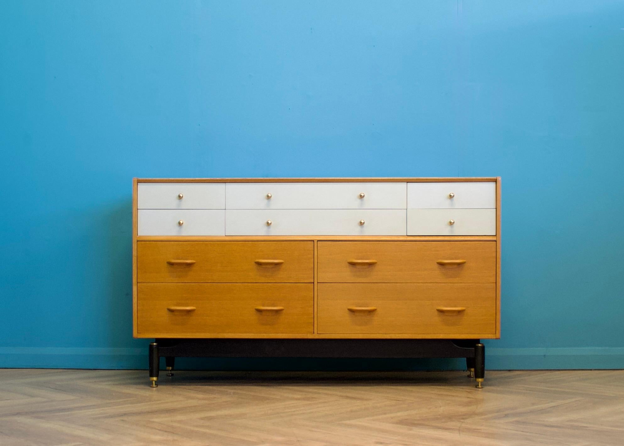 Mid-Century Modern Mid-Century Oak Chest of Drawers or Sideboard from G Plan, 1950s