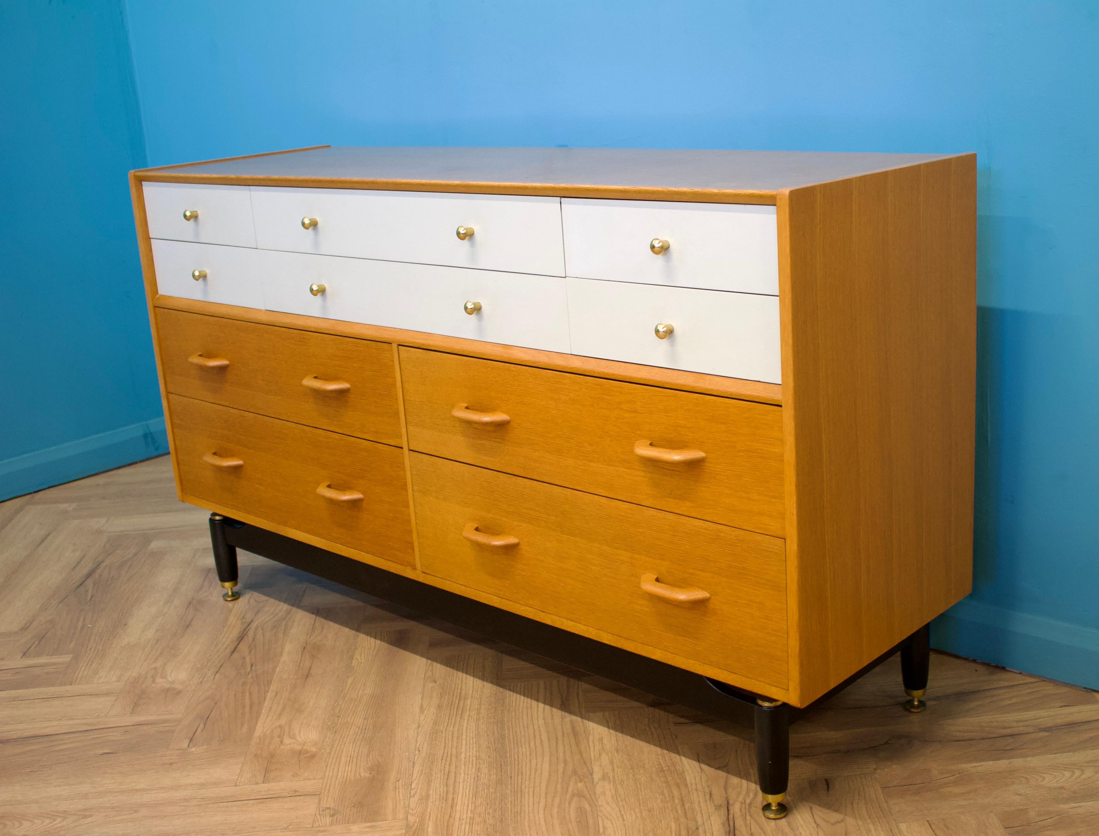 British Mid-Century Oak Chest of Drawers or Sideboard from G Plan, 1950s