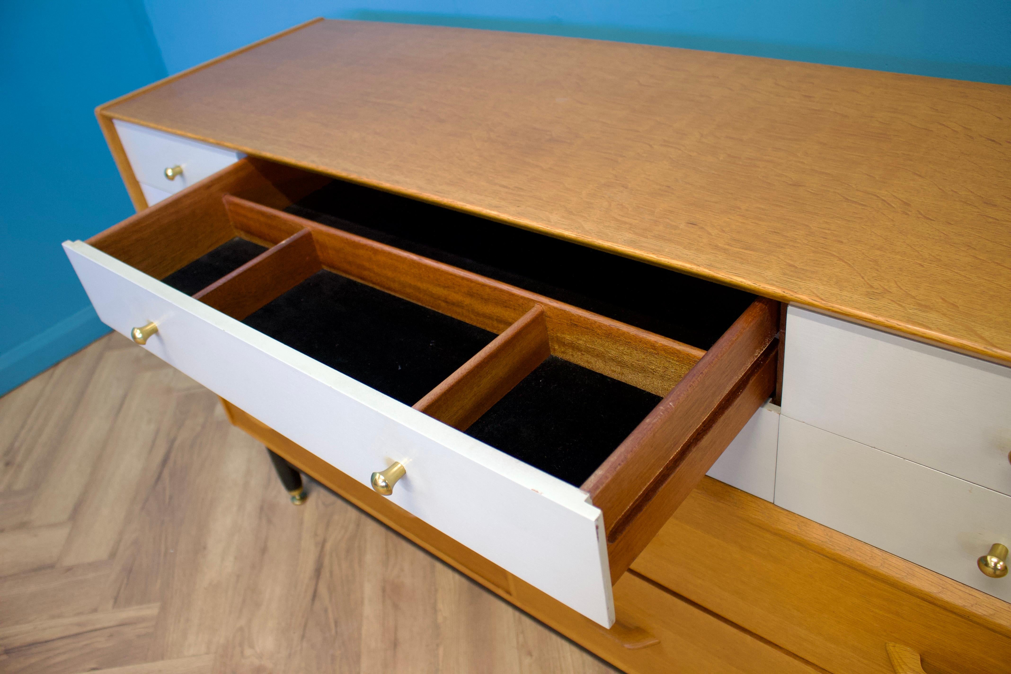 Veneer Mid-Century Oak Chest of Drawers or Sideboard from G Plan, 1950s