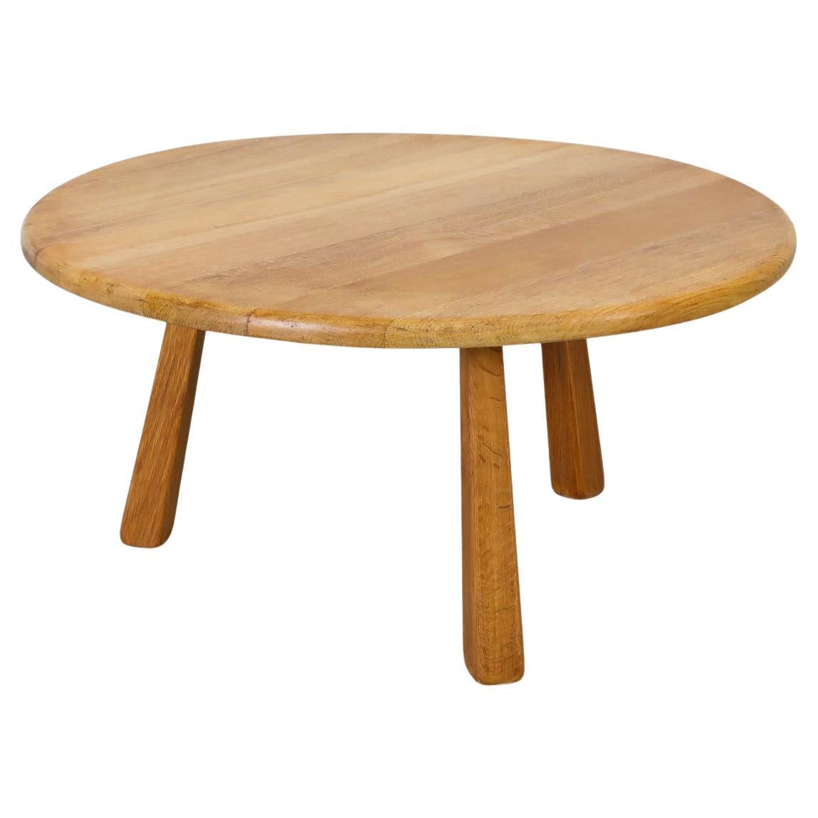 Mid-Century Oak Coffee or Side Table by Meubelfabriek Oisterwijk