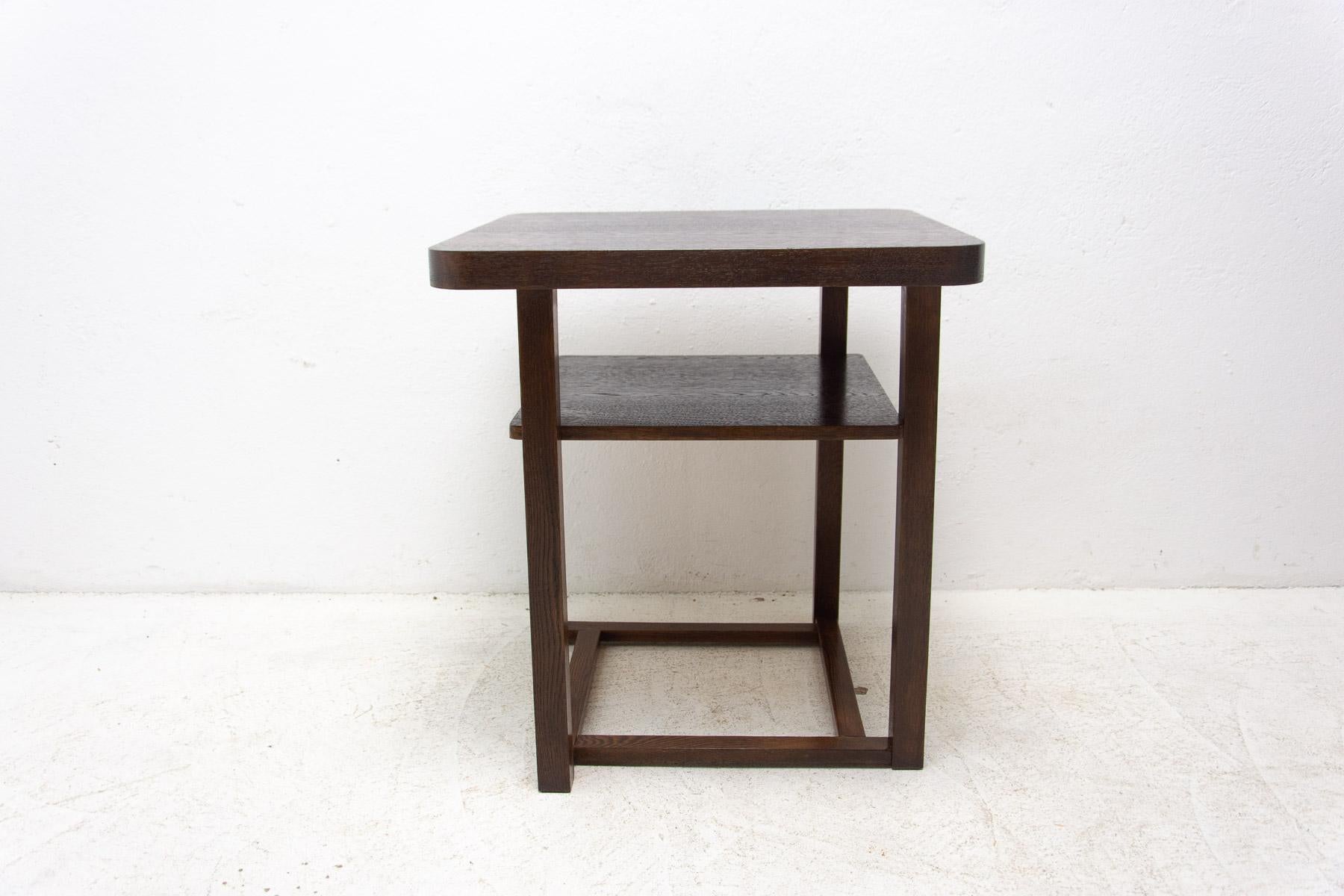 Mid Century Oak Coffee Table, 1950’s, Czechoslovakia For Sale 6