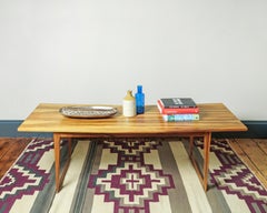 Mid-Century Oak Coffee Table Attributed to Peter Løvig Nielsen