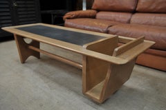 Midcentury Oak Coffee Table by Guillerme & Chambron for Votre Maison