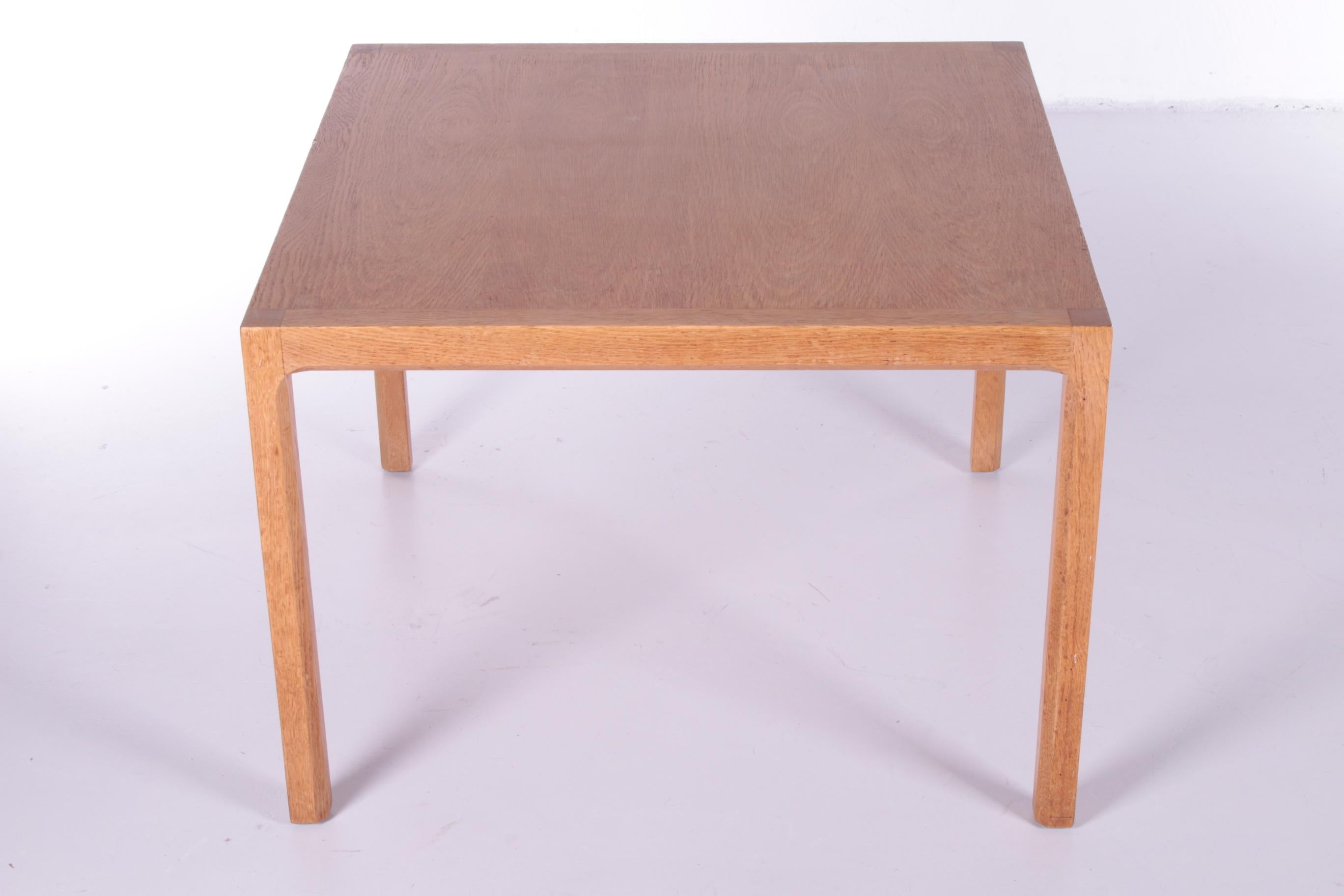 Mesa baja de roble de mediados de siglo de Kai Kristiansen para Aksel Kjersgaard, años 60 Roble en venta