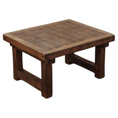 Mid Century Oak Coffee Table From France, Circa 1960