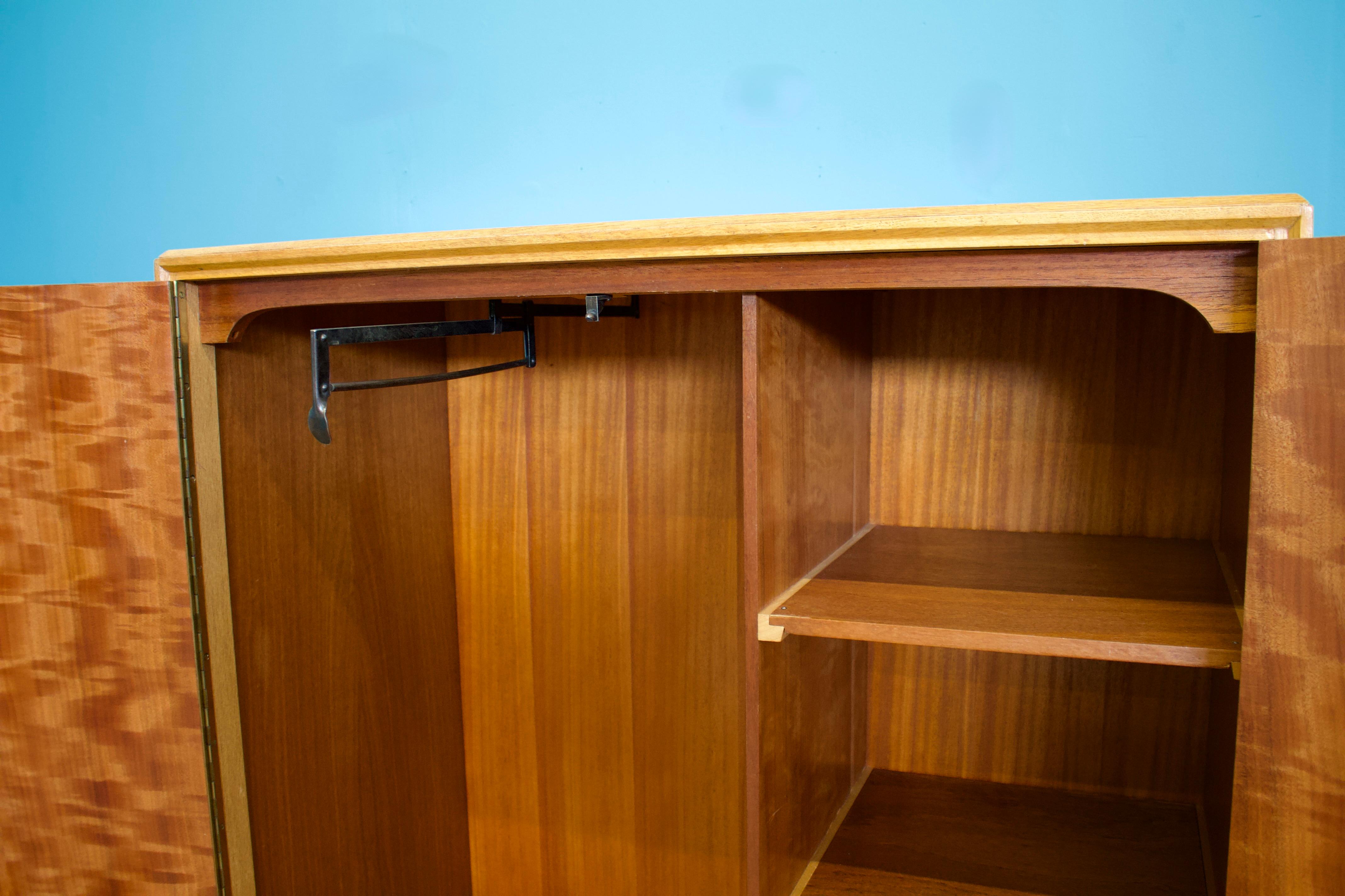 20th Century Mid Century, Oak Compact Wardrobe from Meredew, 1950s
