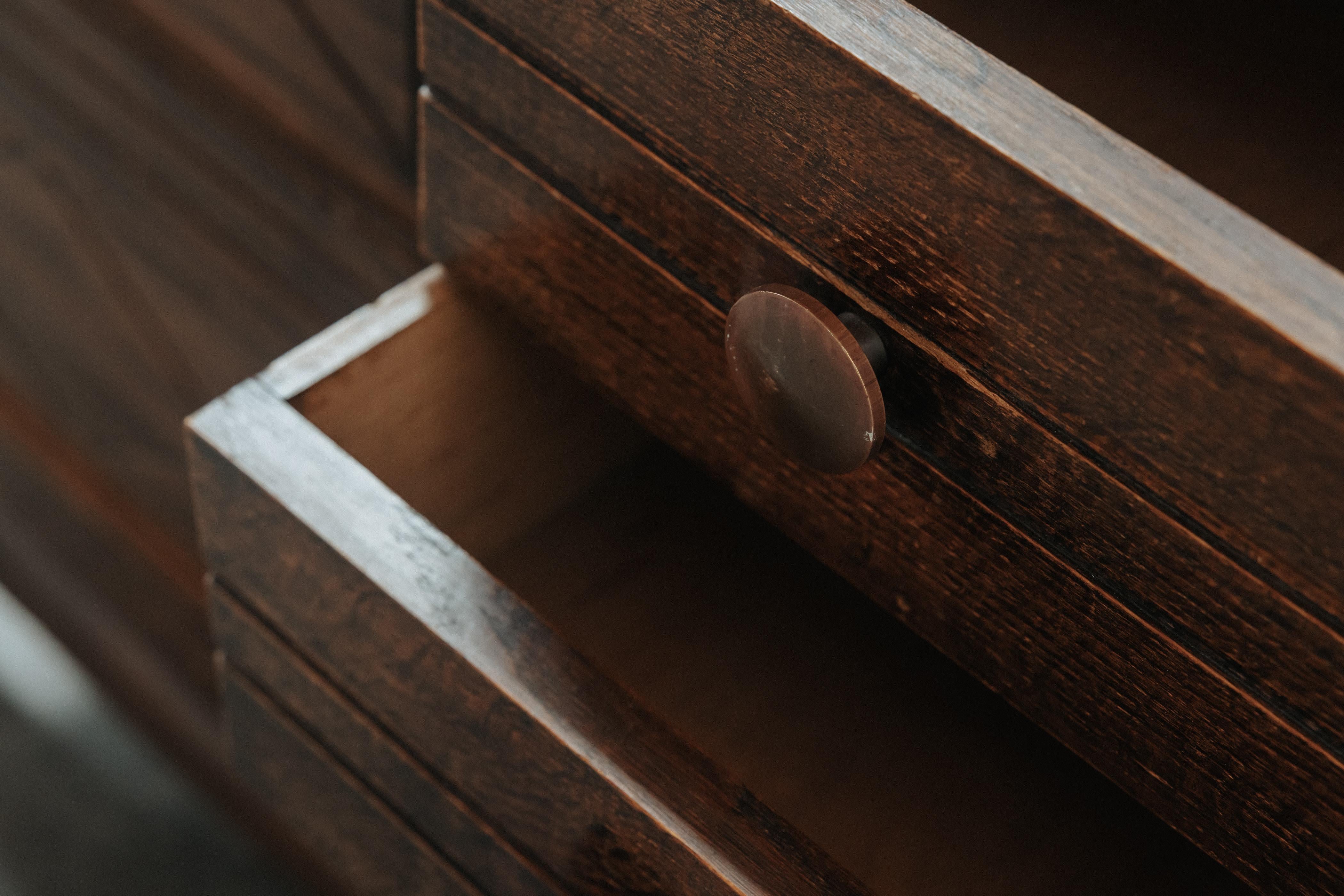 Mid Century Oak Credenza From France, Circa 1960 For Sale 5