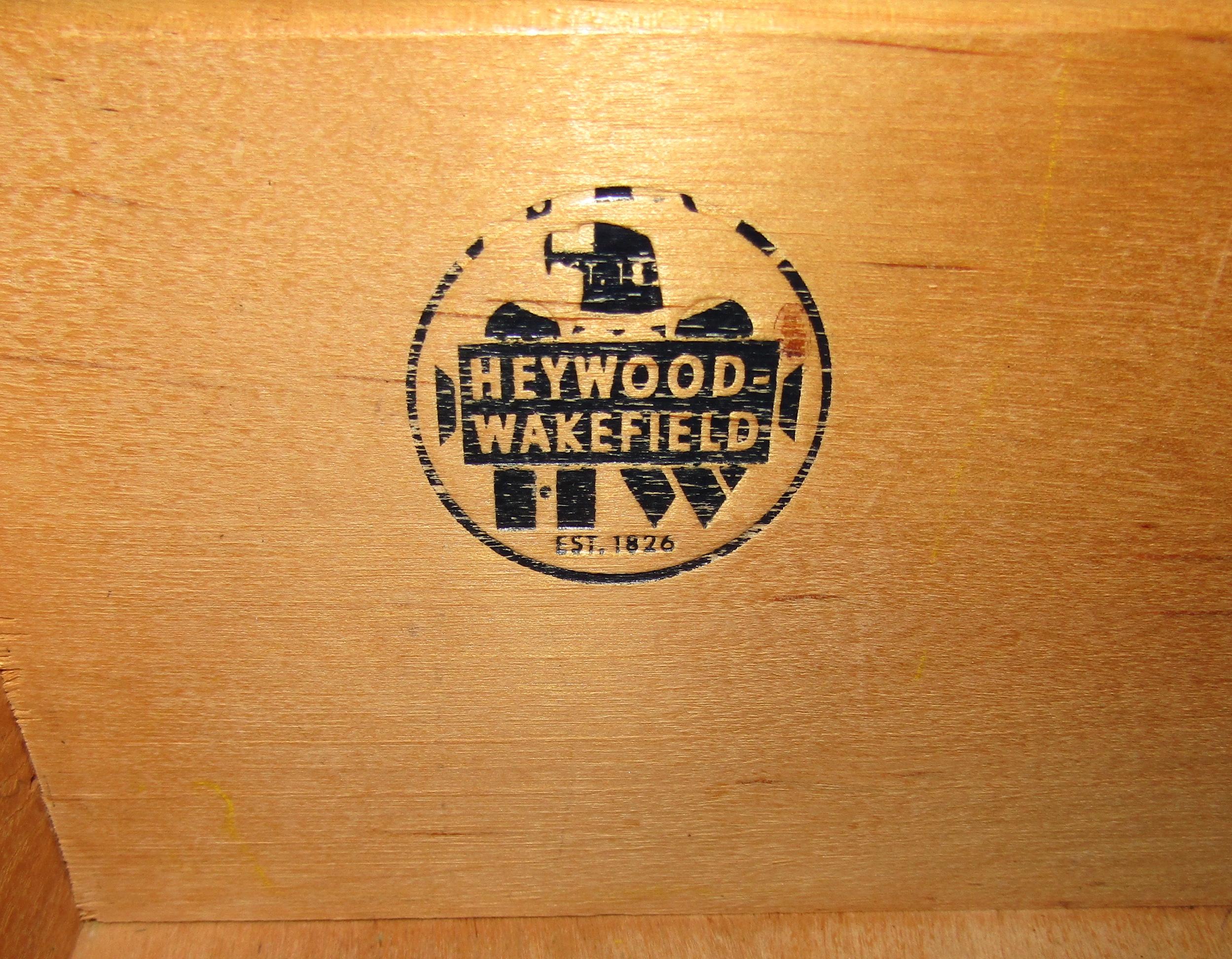 Midcentury Oak Desk by Heywood Wakefield 2