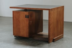 Mid Century Oak Desk From The Netherlands, Circa 1950