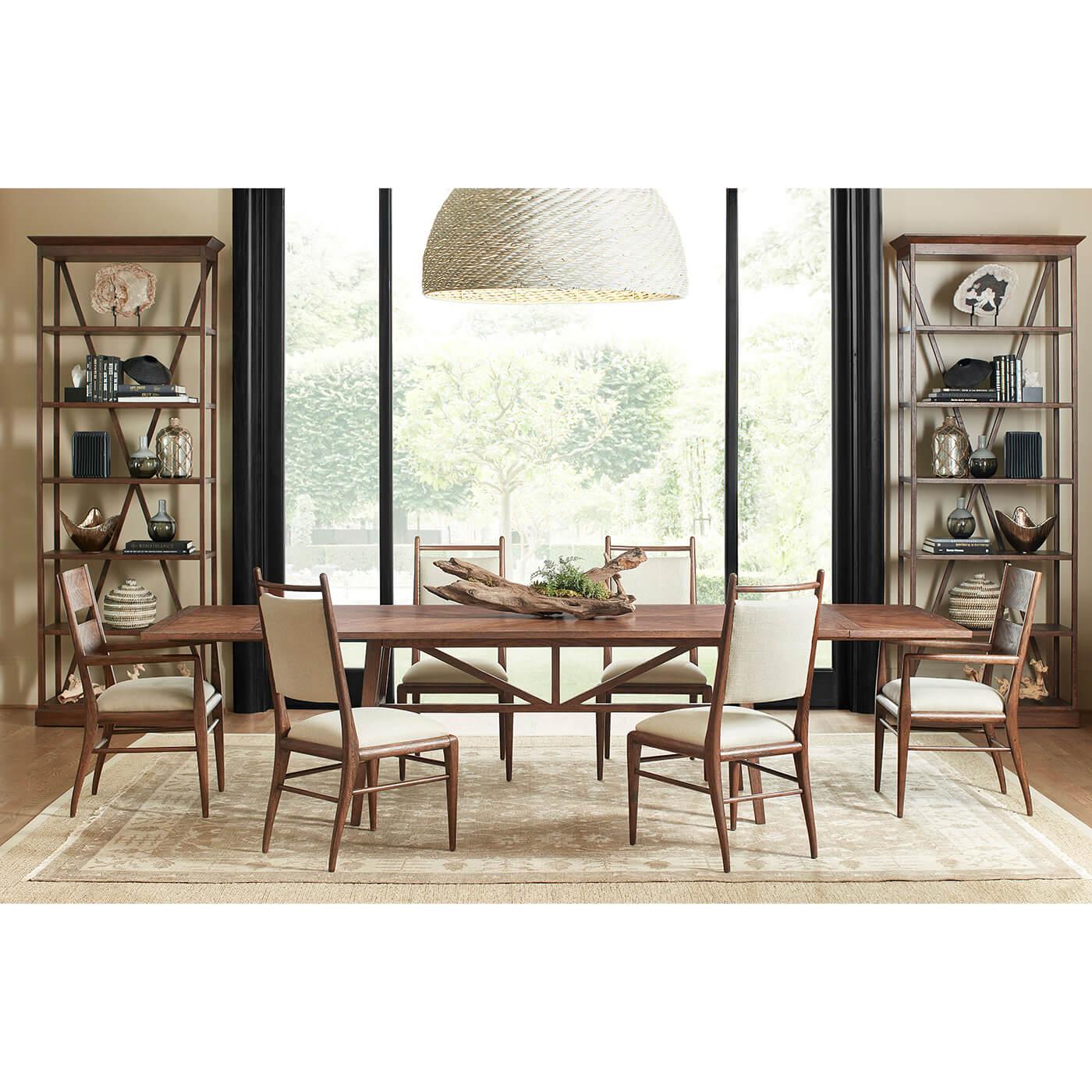 Mid Century Eiche Dining Sessel im Angebot 1