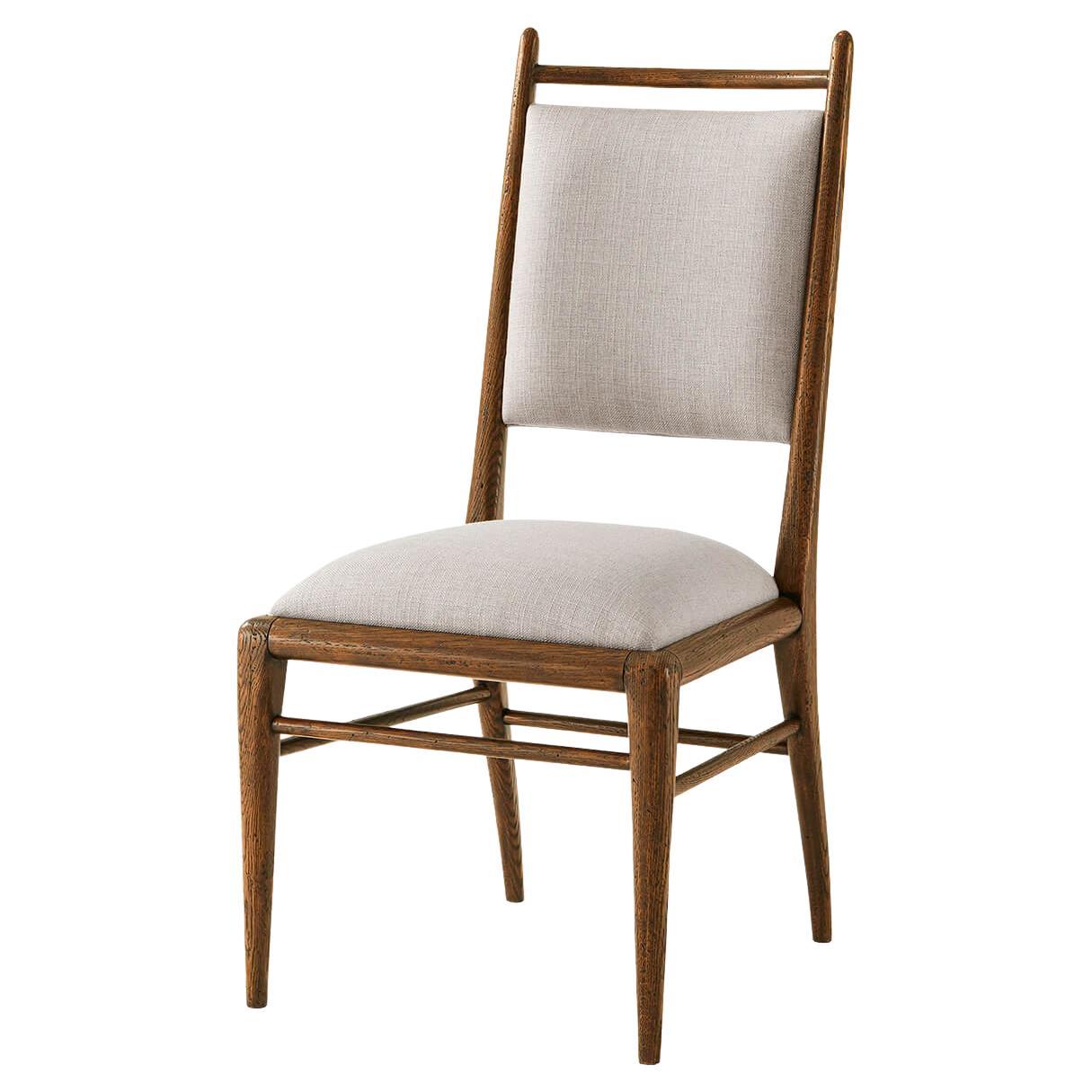Mid-Century Oak Dining Chair For Sale