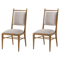 Silla de comedor Mid Century Oak, Light (Juego de 2)