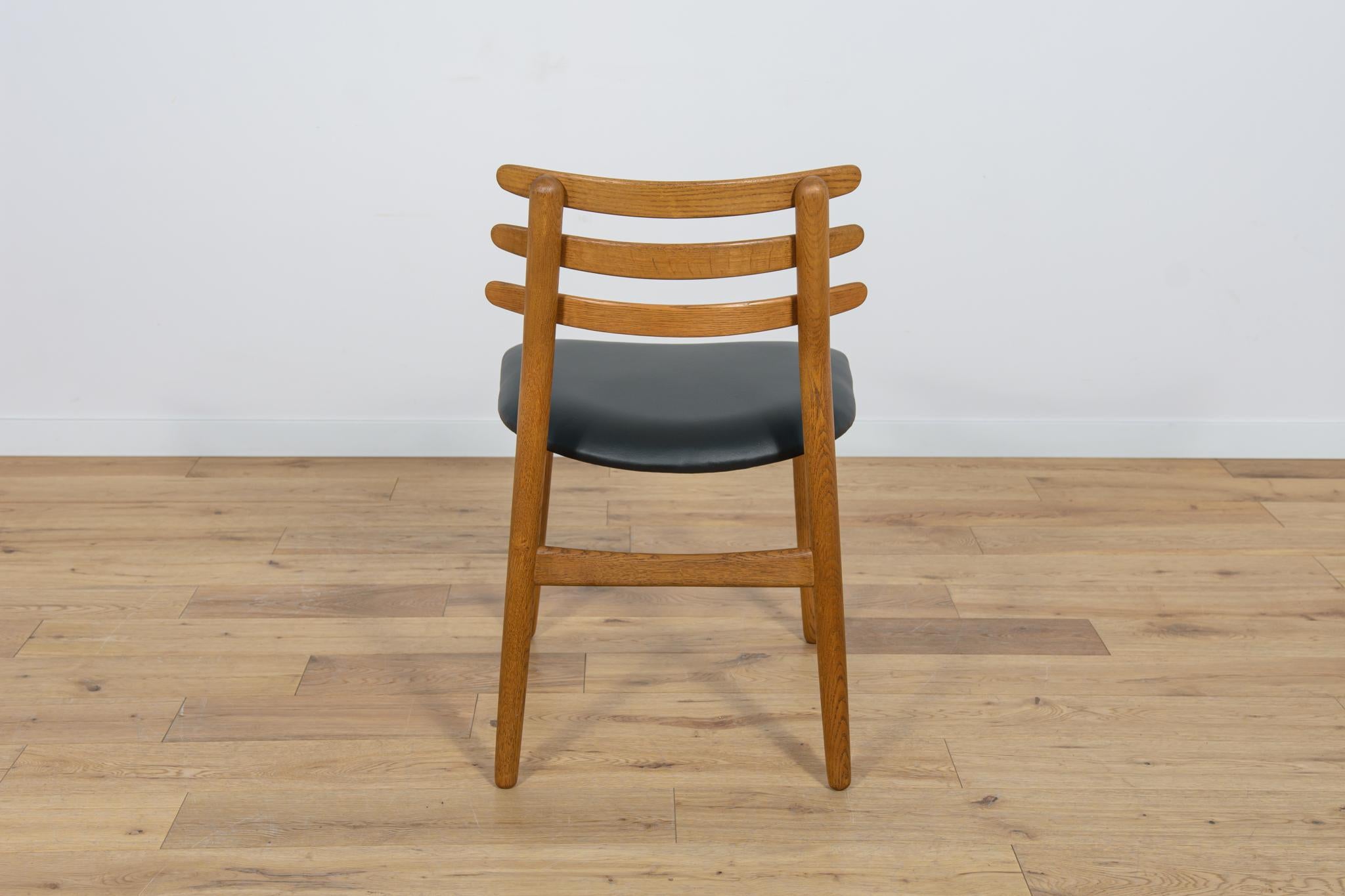 Mid-Century Oak Dining Chairs by Poul Volther for FDB Mobler , Denmark, 1960s  For Sale 3