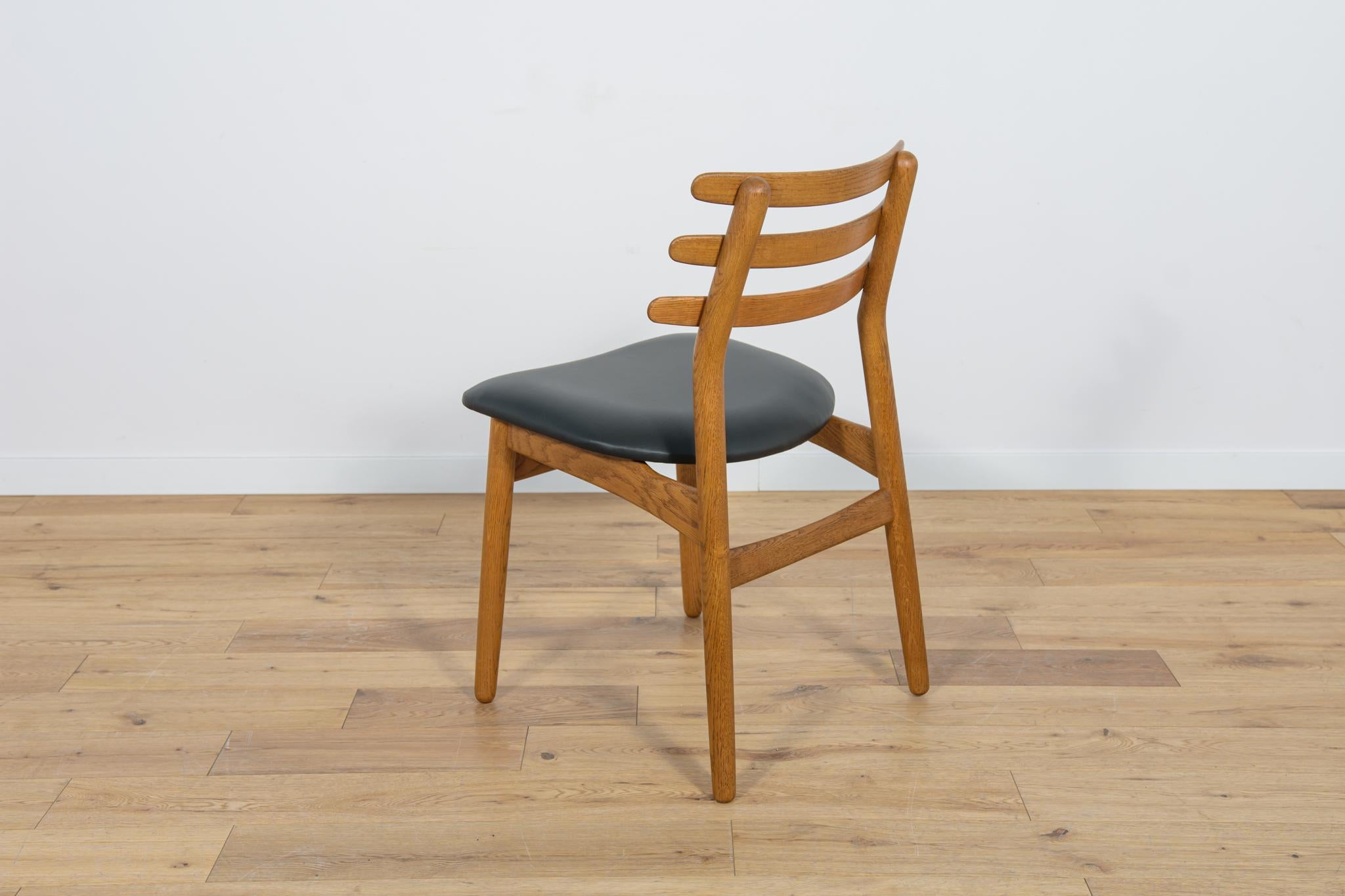 Mid-Century Oak Dining Chairs by Poul Volther for FDB Mobler , Denmark, 1960s  For Sale 4