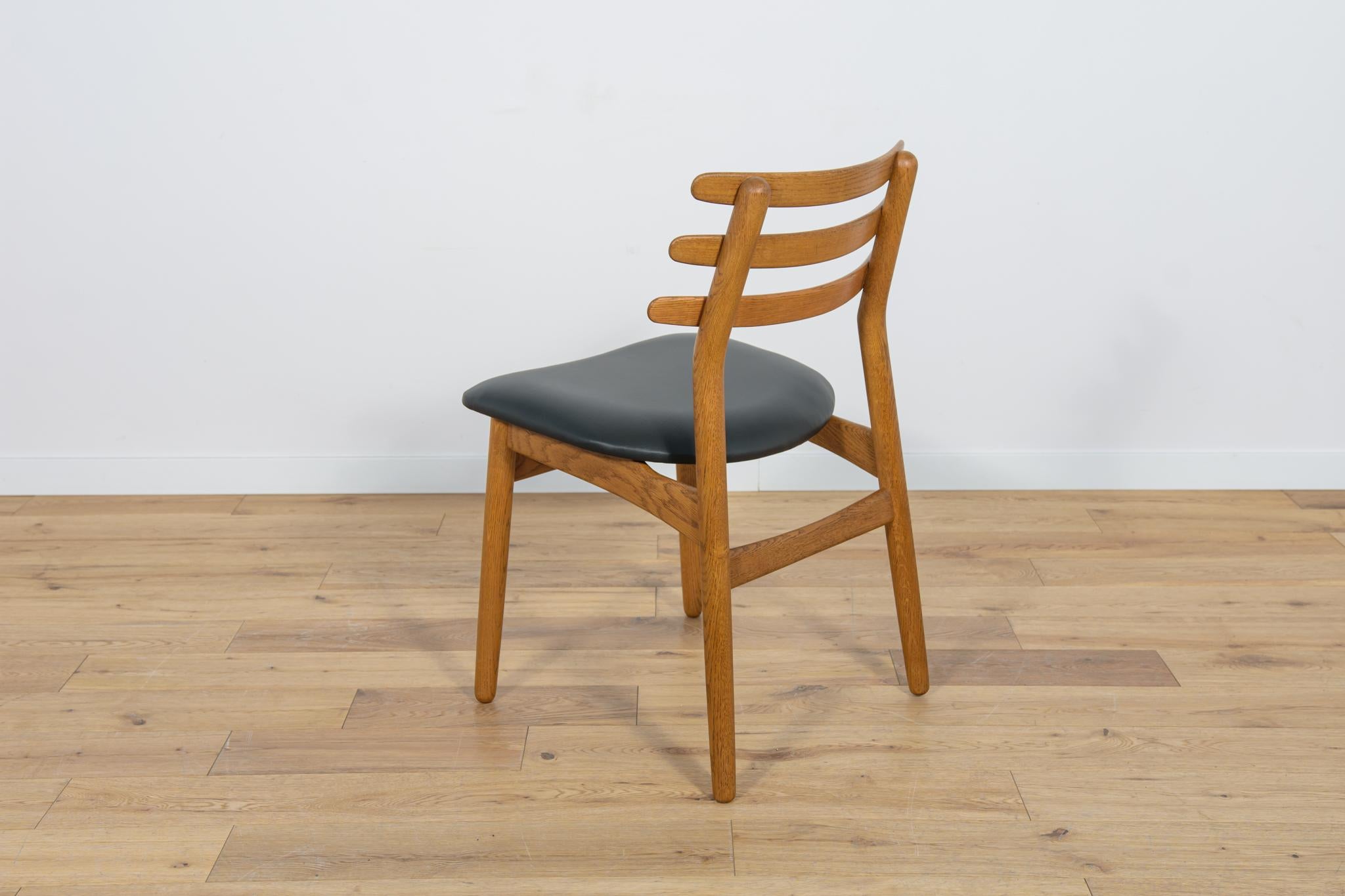 Esszimmerstühle aus Eiche aus der Mitte des Jahrhunderts von Poul Volther für FDB Mobler, Dänemark, 1960er Jahre im Angebot 4