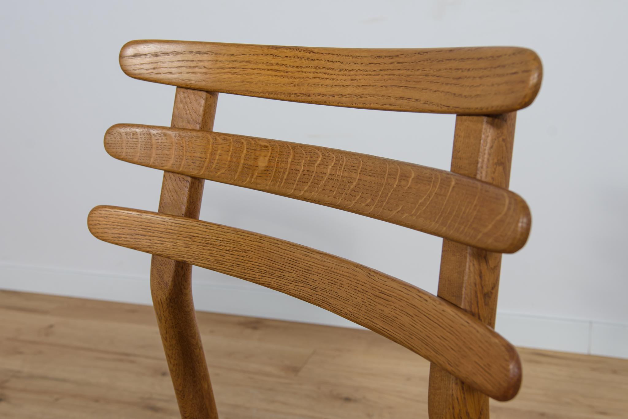 Mid-Century Oak Dining Chairs by Poul Volther for FDB Mobler , Denmark, 1960s  For Sale 9