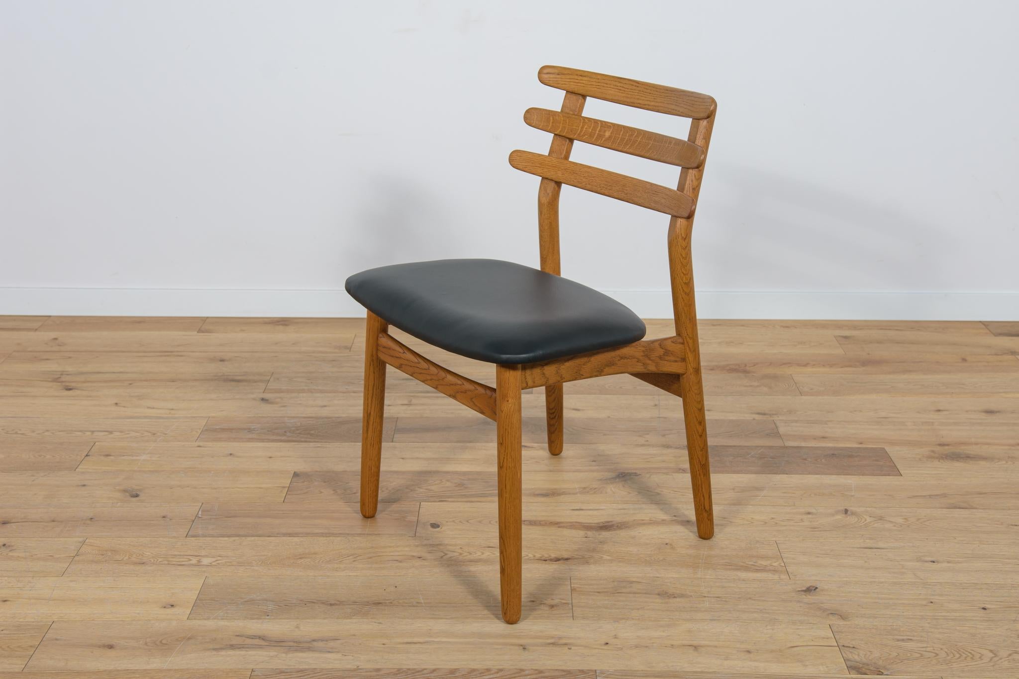 Mid-Century Oak Dining Chairs by Poul Volther for FDB Mobler , Denmark, 1960s  For Sale 1