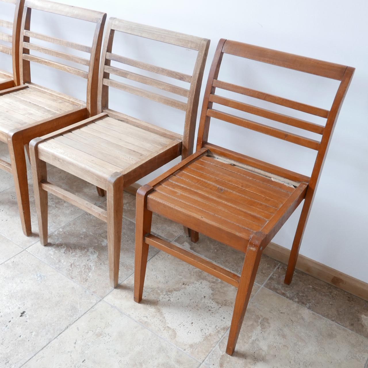 Mid-Century Oak Dining Chairs by René Gabriel '16' 4