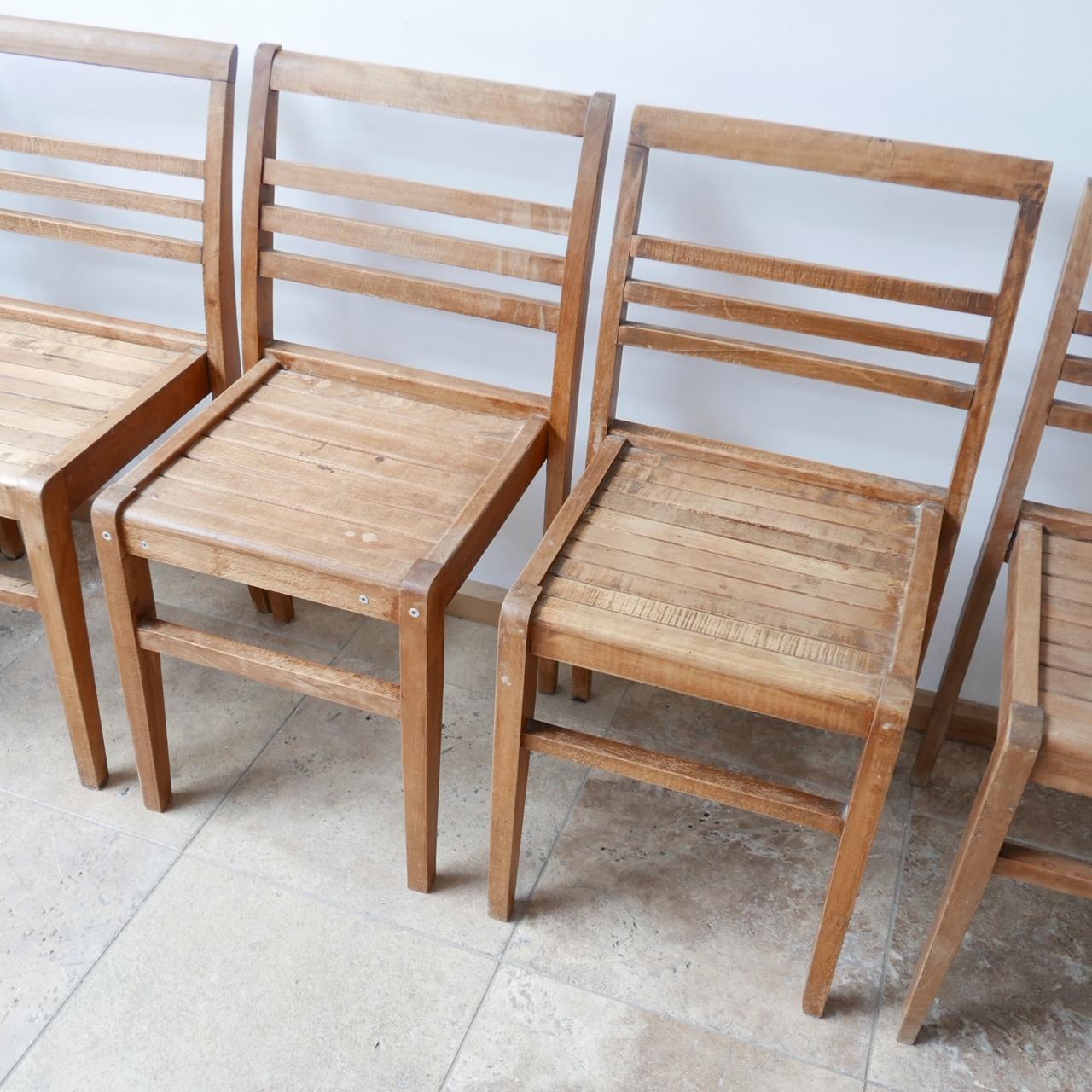 Mid-Century Oak Dining Chairs by René Gabriel '16' 5