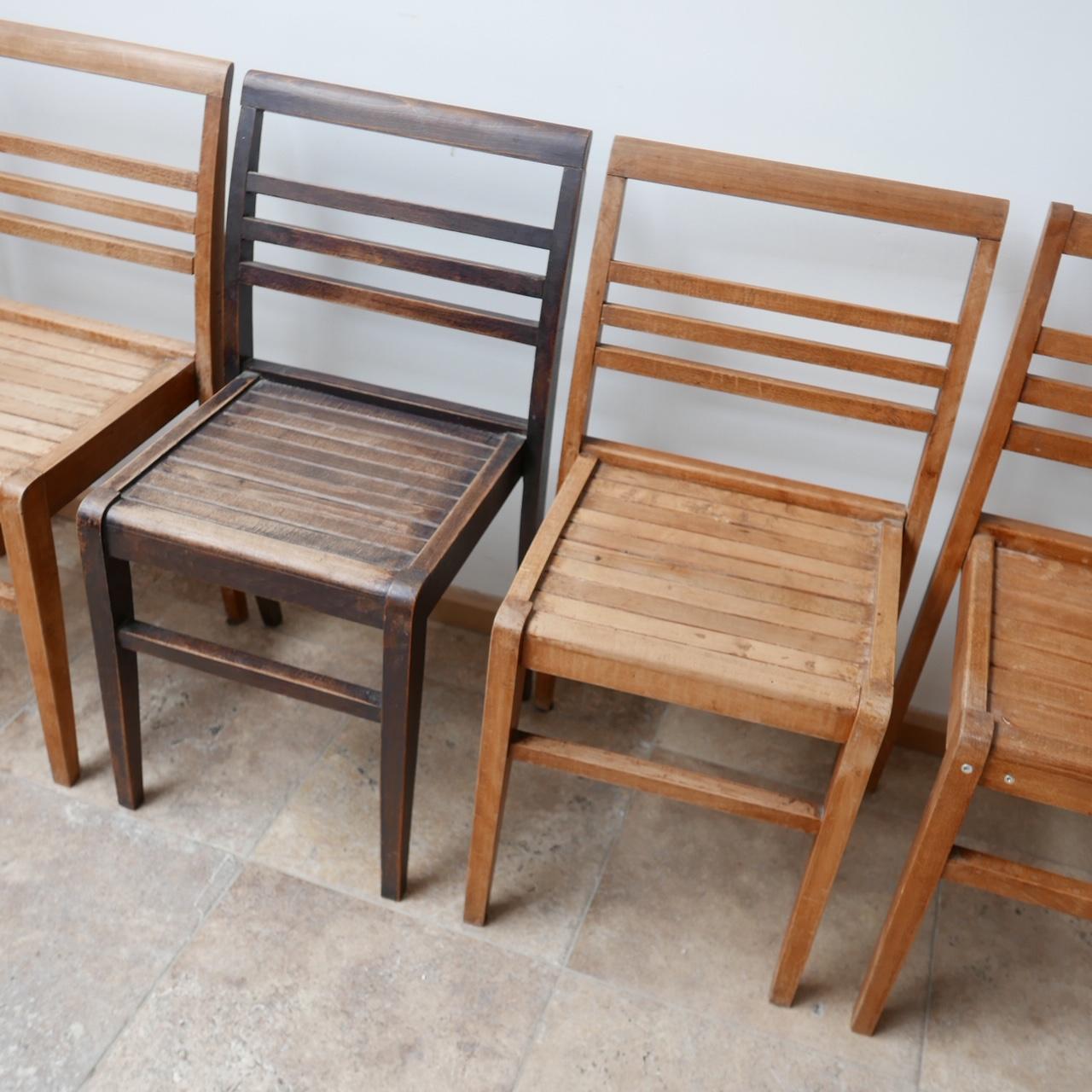 Mid-Century Oak Dining Chairs by René Gabriel '16' 6