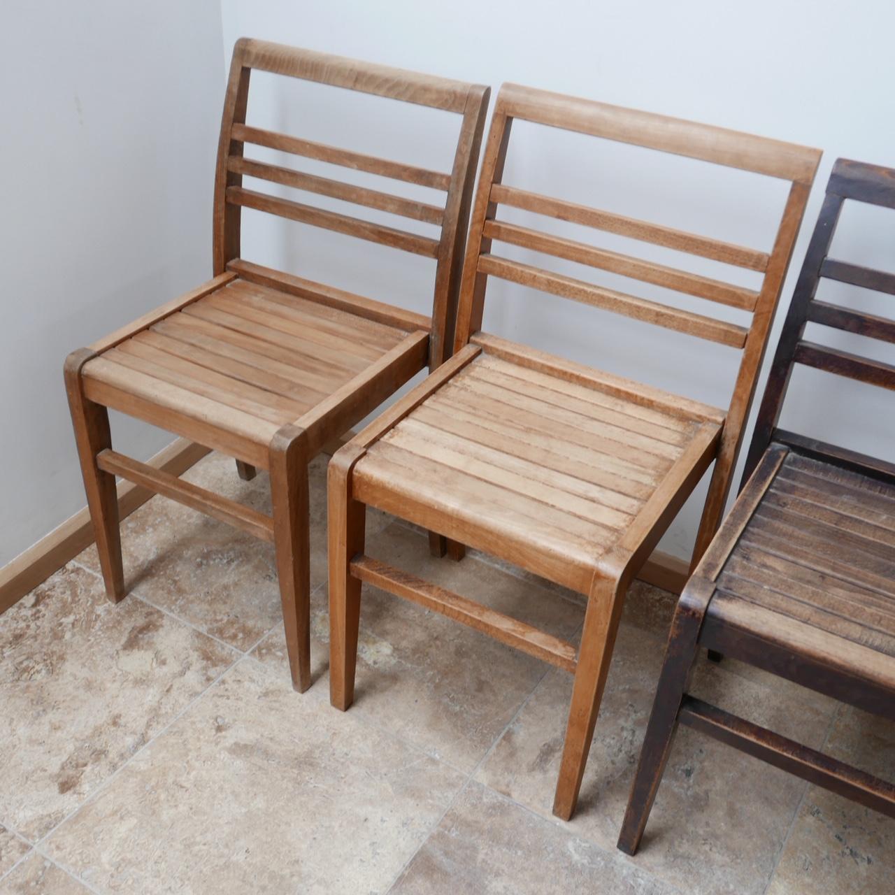 Mid-Century Oak Dining Chairs by René Gabriel '16' 7
