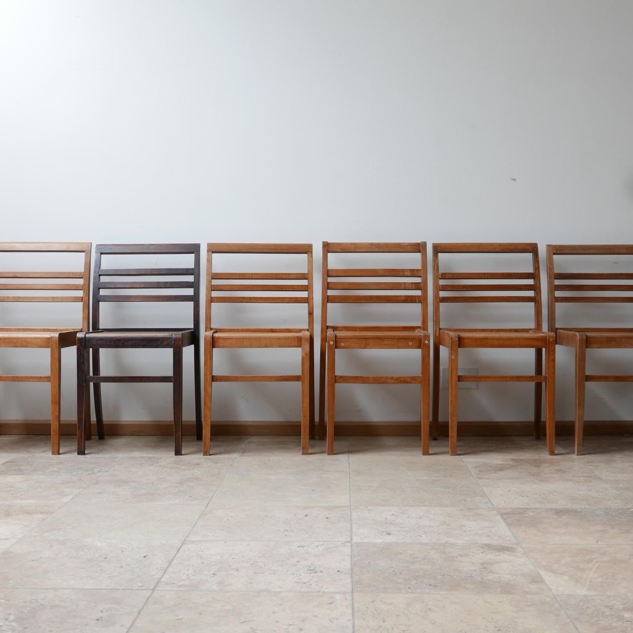 Mid-Century Oak Dining Chairs by René Gabriel '16' 8