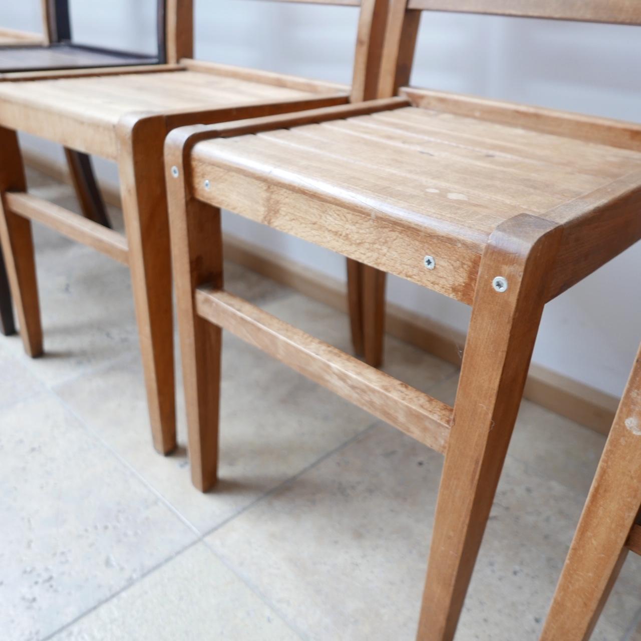 Mid-Century Oak Dining Chairs by René Gabriel '16' 2