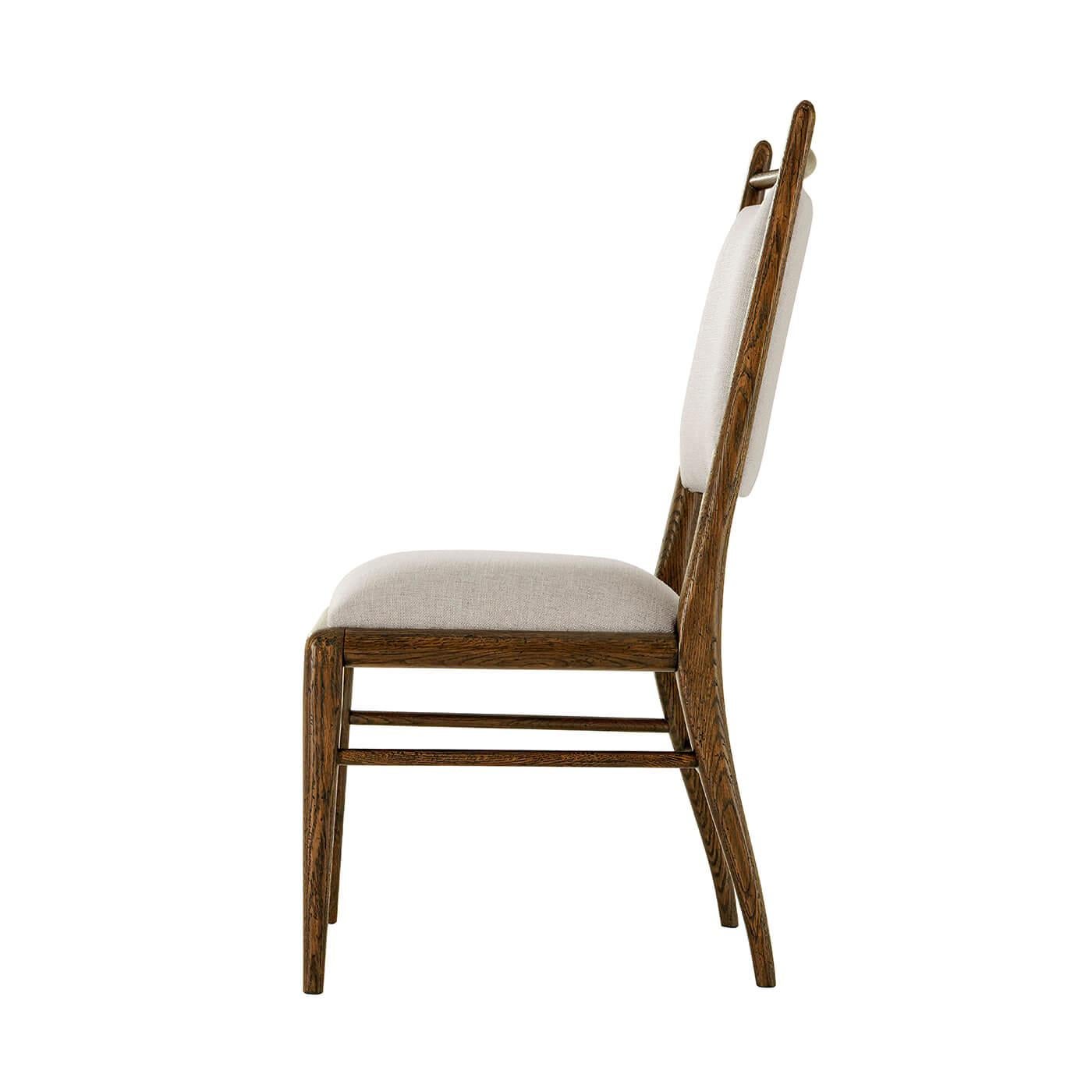 Mid-Century Eiche Esszimmerstühle (2er Set) im Zustand „Neu“ im Angebot in Westwood, NJ