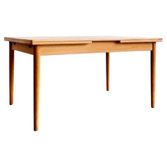 Table de salle à manger en Oak du milieu du siècle, AT-316 par Hans Wegner pour Andreas Tuck, Danemark