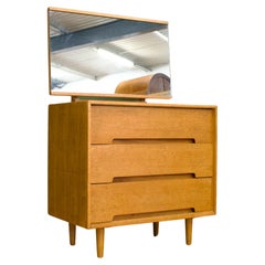 Vintage Midcentury Oak Dressing Chest of Drawers by John & Sylvia Reid for Stag, 1950s