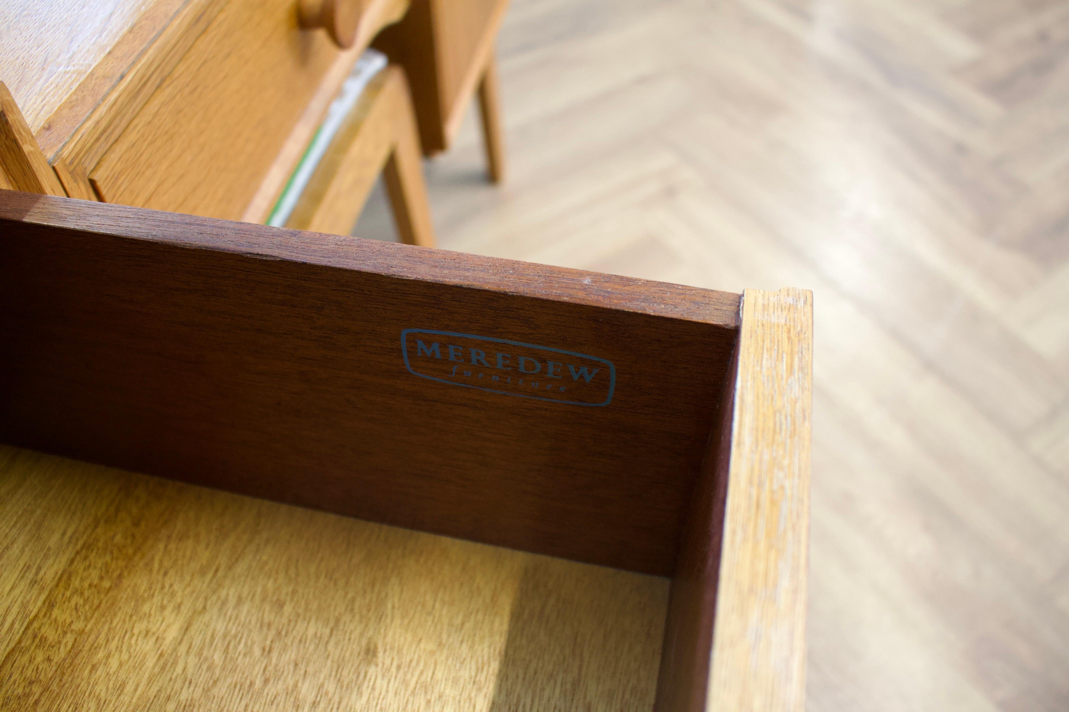 Mid-Century Modern Mid Century, Oak Dressing Table from Meredew, 1950s