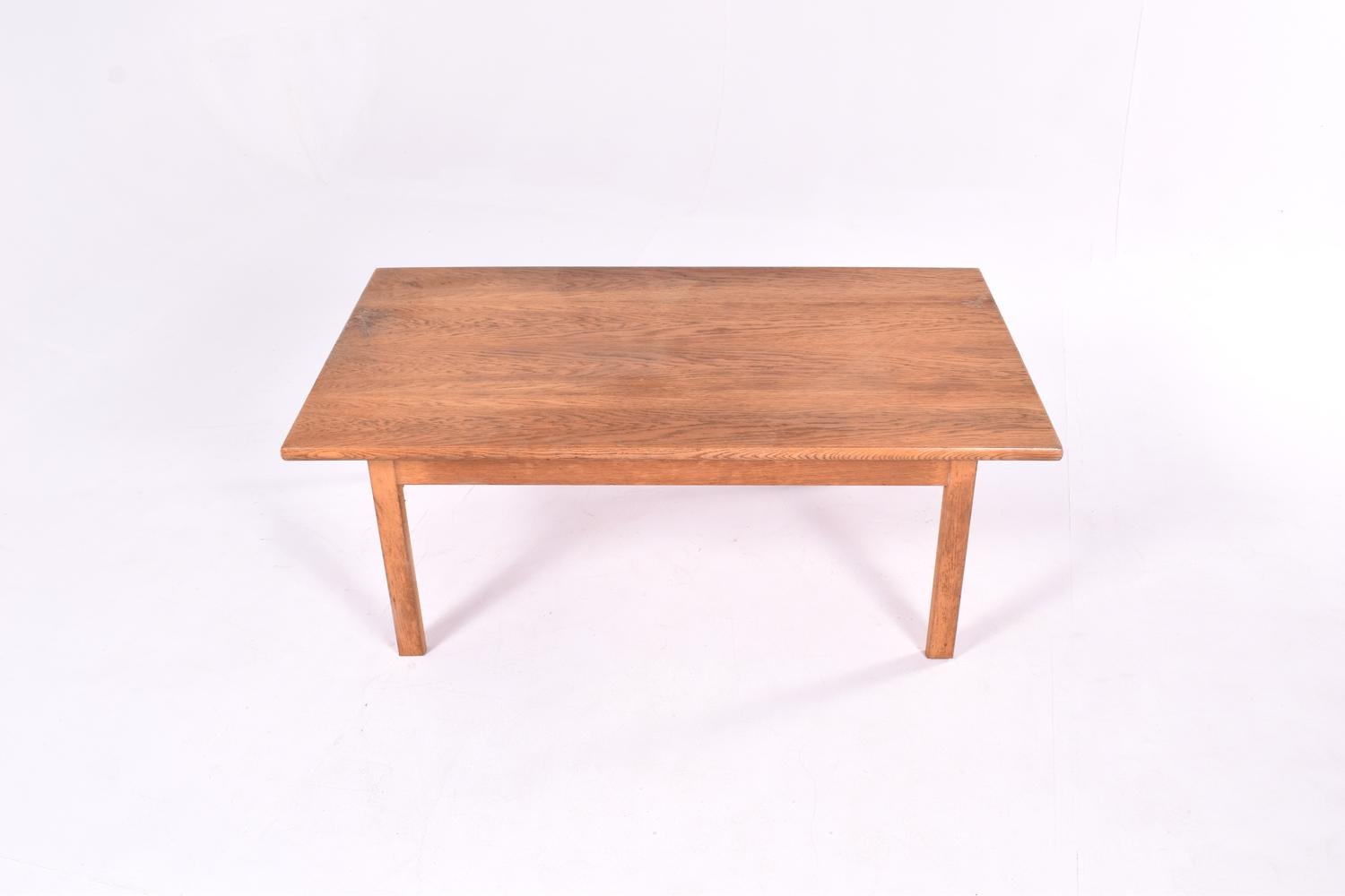 Mid-Century Modern Midcentury Oak Hans Wegner Coffee Table for GETAMA For Sale
