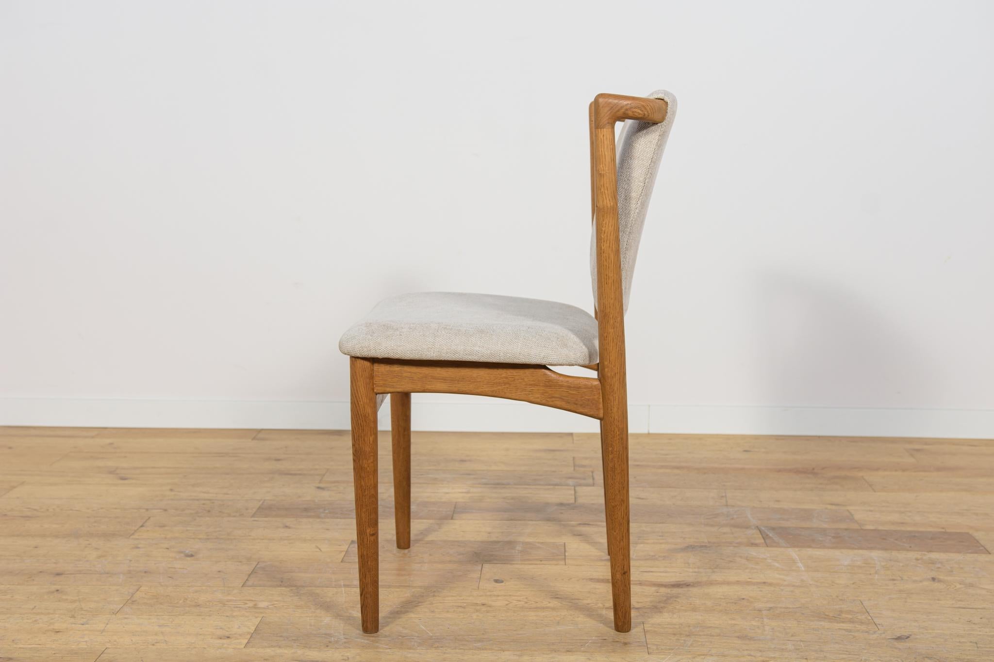 Sedie da pranzo di metà secolo in Oak modello 171 di Slagelse Møbelværk, Danimarca, anni '50. in vendita 3