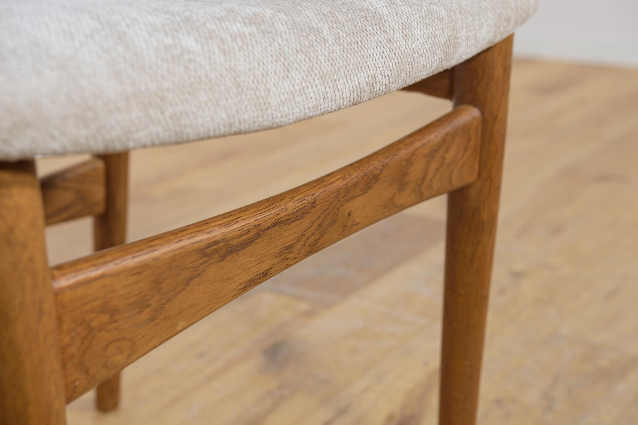 Sedie da pranzo di metà secolo in Oak modello 171 di Slagelse Møbelværk, Danimarca, anni '50. in vendita 9