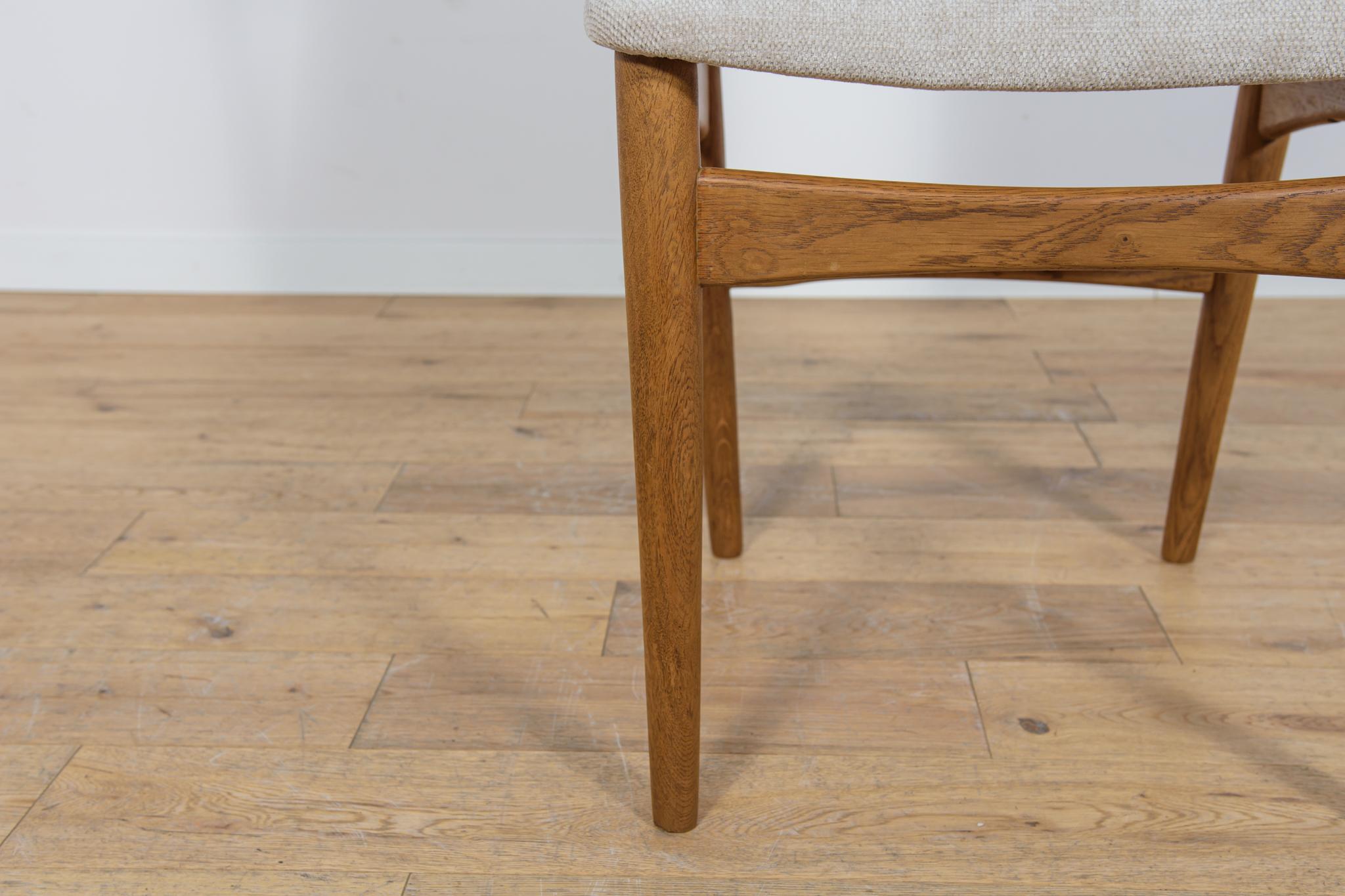 Sedie da pranzo di metà secolo in Oak modello 171 di Slagelse Møbelværk, Danimarca, anni '50. in vendita 10