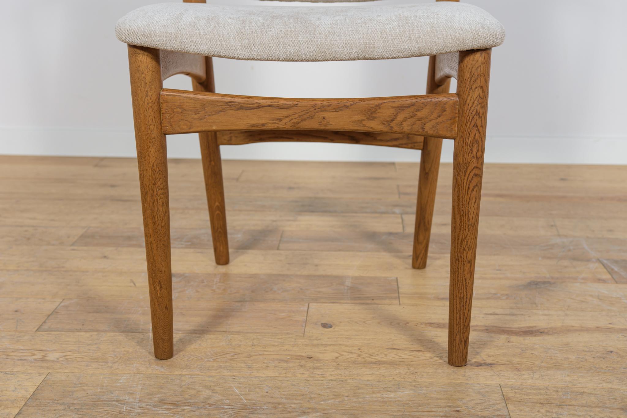 Sedie da pranzo di metà secolo in Oak modello 171 di Slagelse Møbelværk, Danimarca, anni '50. in vendita 11