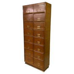 Mid Century Oak Multi Drawer Cabinet