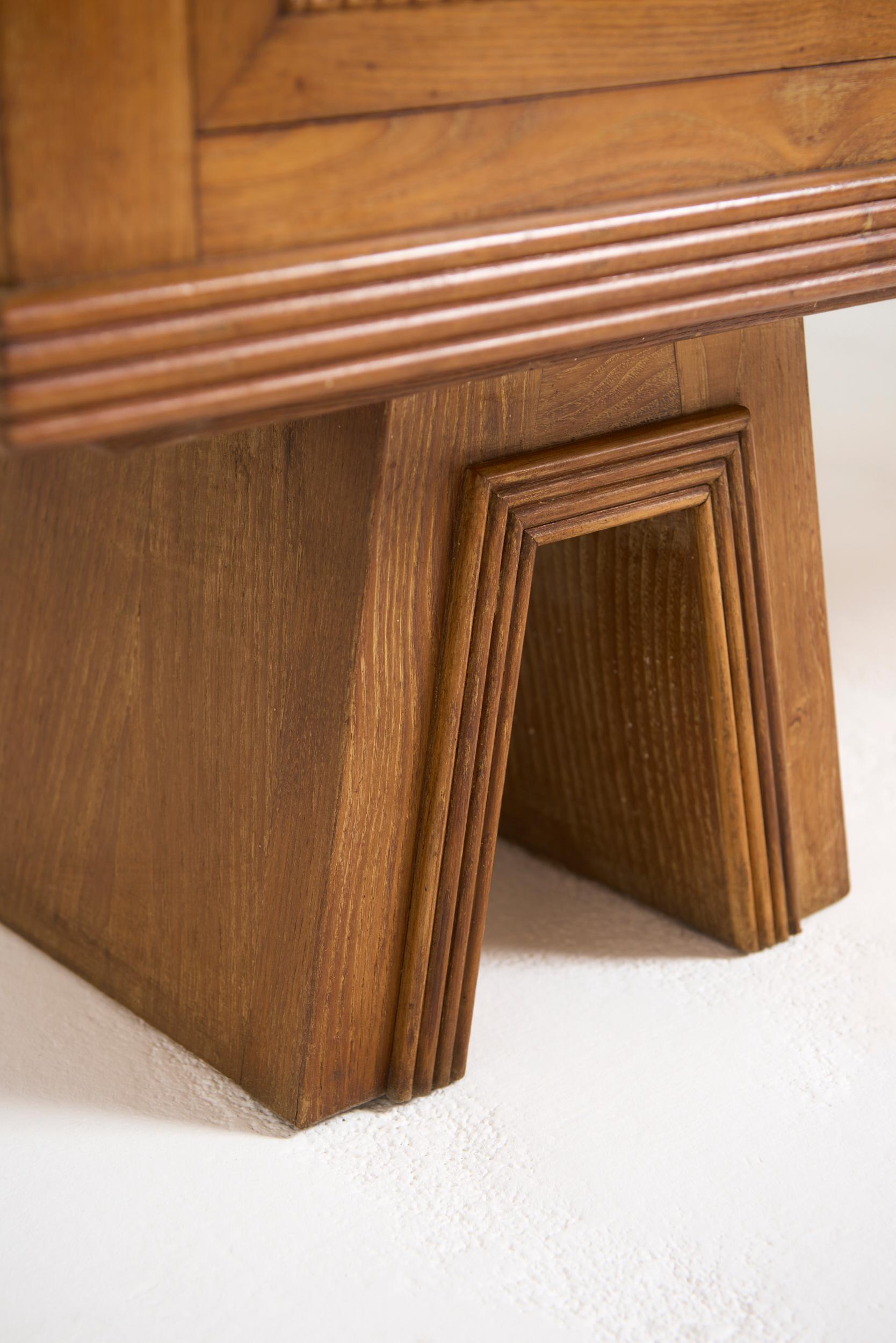 Mid-Century Eiche Sideboard im Angebot 4