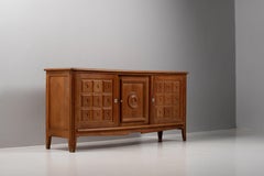Mid-Century Oak Sideboard, France, 1950s