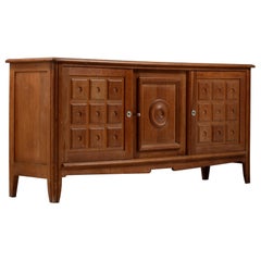 Mid-Century Oak Sideboard, France, 1950s