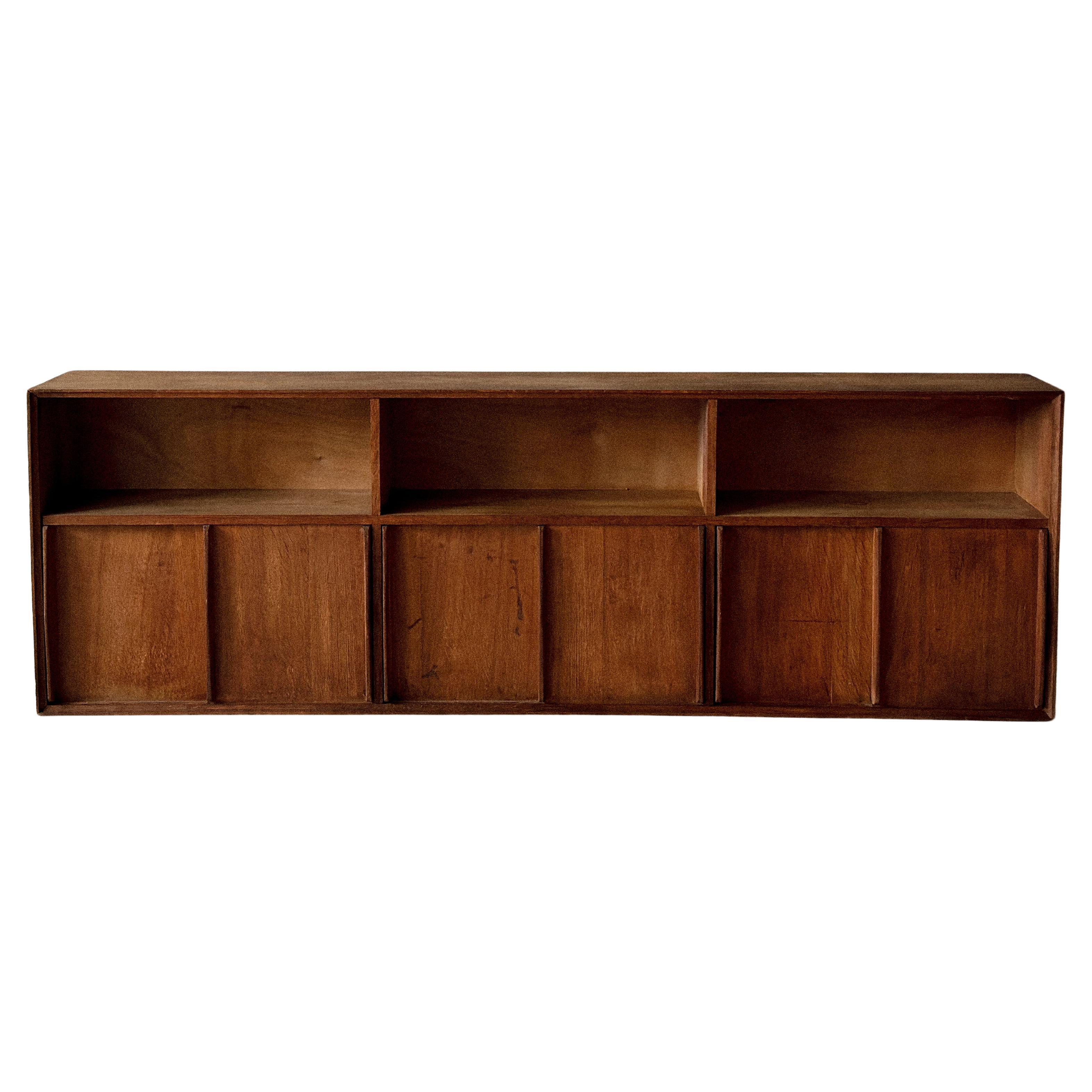 Mid-Century Oak Sideboard in style of Jean Prouvé, France, c. 1950s