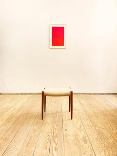 Mid-Century Oak Stool Model 80A by Niels O. Møller for J. L. Moller