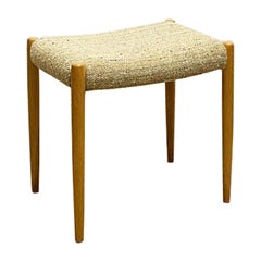 Mid-Century Oak Stool Model 80A by Niels O. Møller for J. L. Moller