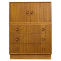 Mid Century, Oak Tallboy from Meredew, 1950s