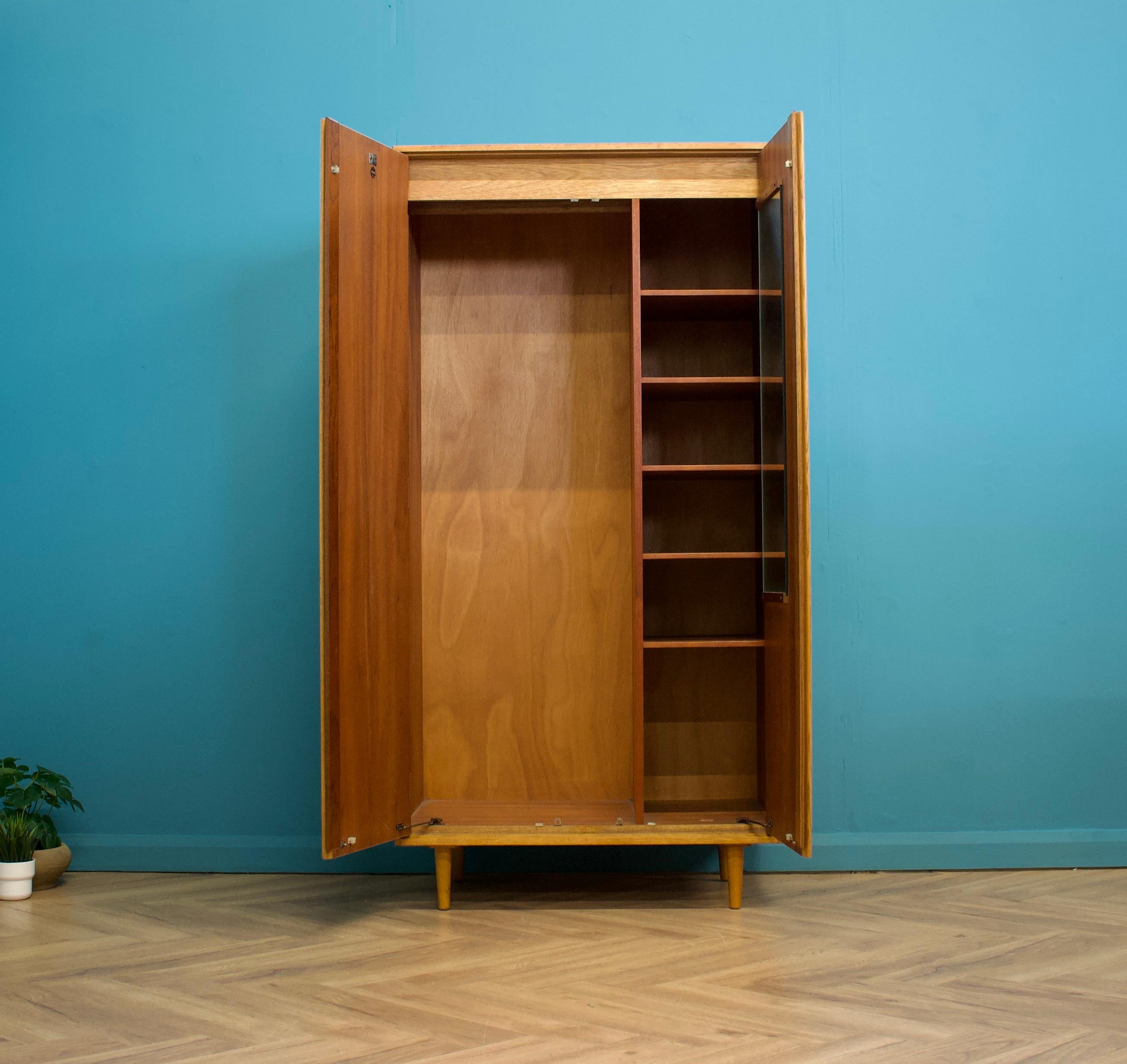 20th Century Mid Century, Oak Wardrobe by John & Sylvia Reid for Stag, 1960s