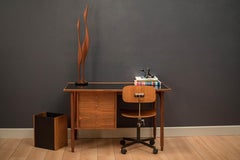 Mid Century Oak Waste Bin