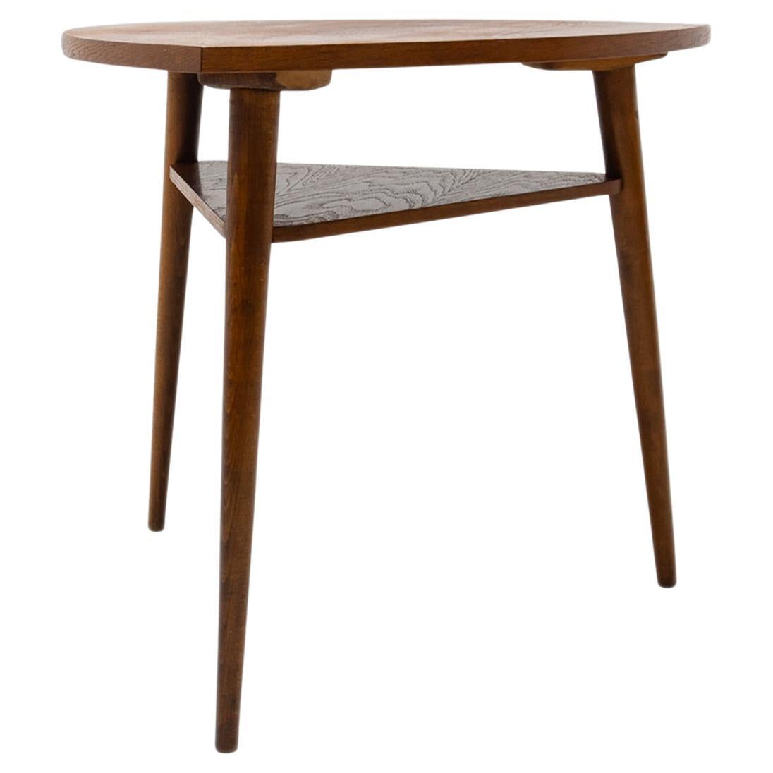 Mid-Century Oak Wood Coffee Table, Czechoslovakia, 1960's For Sale