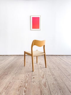 Mid-Century Oak wood Dining Chair model 71 by Niels O. Møller for J. L. Moller