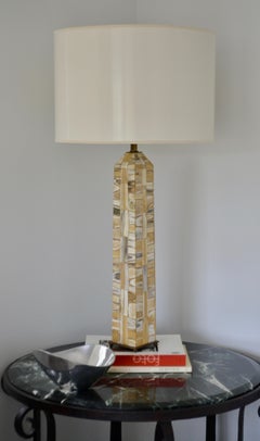 Midcentury Obelisk Form Table Lamp